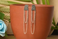 Silver earrings