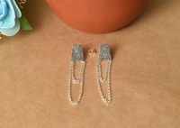 Silver earrings