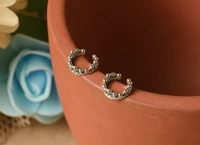 Silver earrings