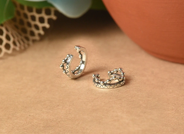 Silver earrings