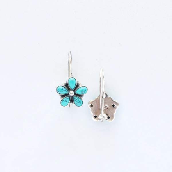 Turquoise Flower earrings