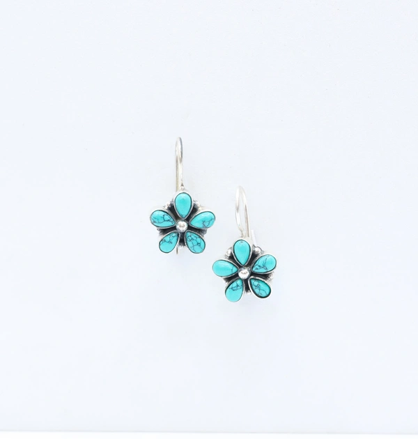 Turquoise Flower earrings
