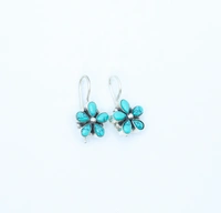 Turquoise Flower earrings