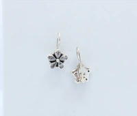 Zirconia flower earrings