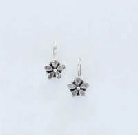 Zirconia flower earrings