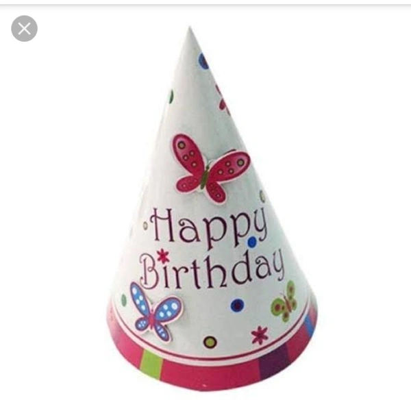 Happy Birthday Cone Shaped Cap ! Sunshine Bakery