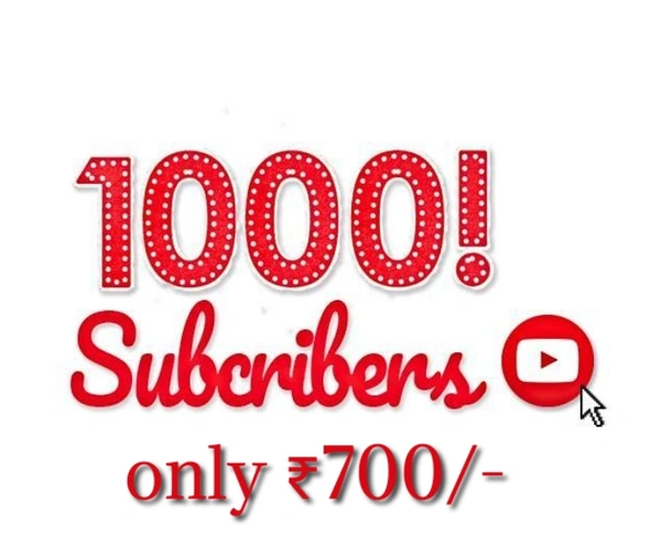 Youtube Channel Subscribe 1k - Magenta / Fuchsia, 1000
