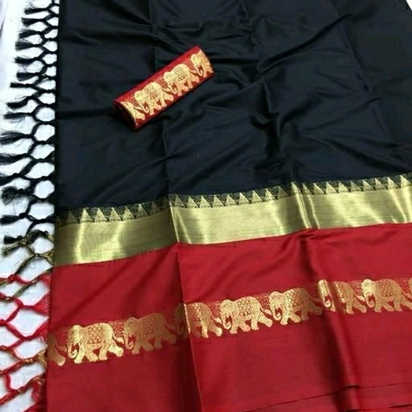 Attractive Cotton Silk Saree