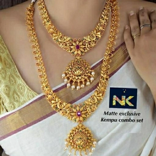 Womens Alloy Gold Plated Jewellery Set