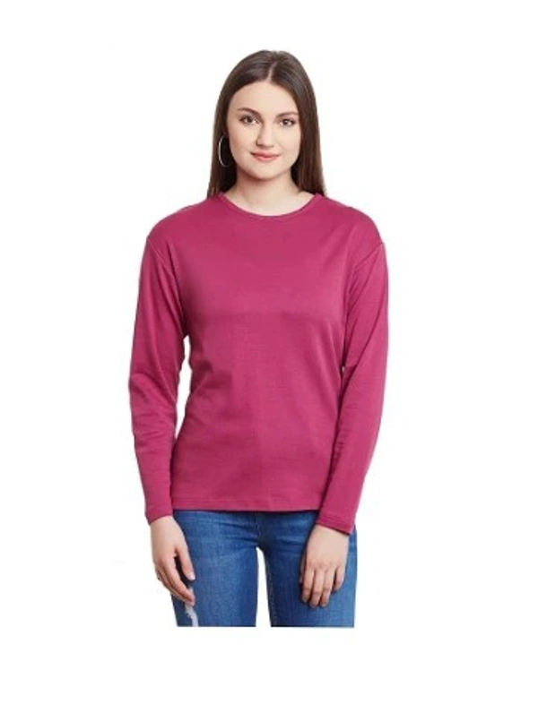 Branded Women's Collar Tee-Red/pink S Women's