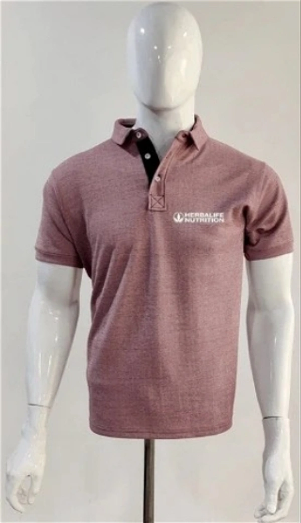 Men’s Bio Soft Polo Tee- Rust Red L Men's