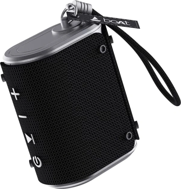 boAt Stone Grenade 5 W Portable Bluetooth Speaker(Charcoal Black, Mono Channel)