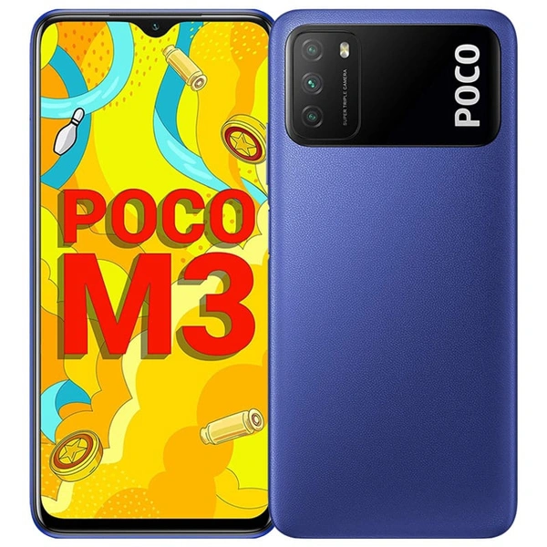 POCO M3 (Cool Blue, 128 GB) (6 GB RAM)