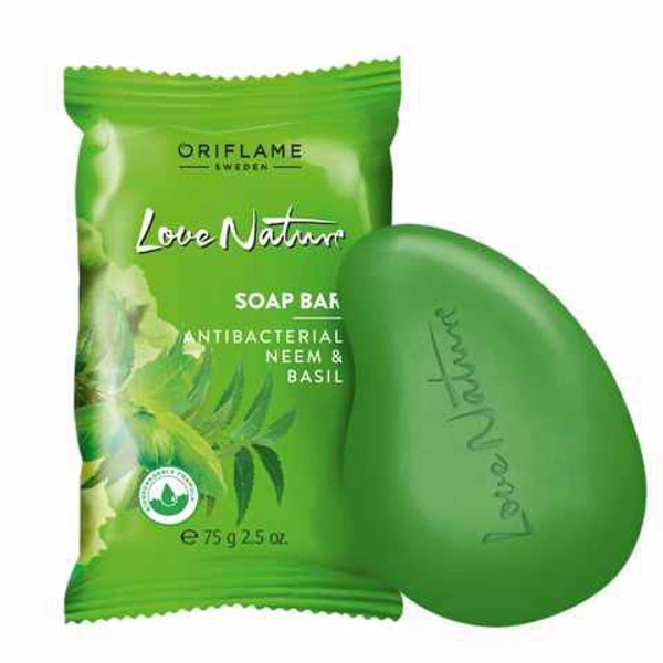 Soap Bar - Antibacterial Neem & Basil