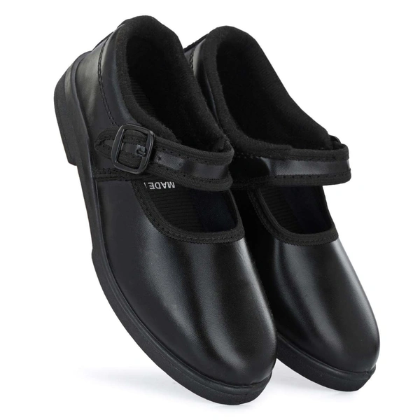 Pair-it Girls PVC SchoolShoe - Black