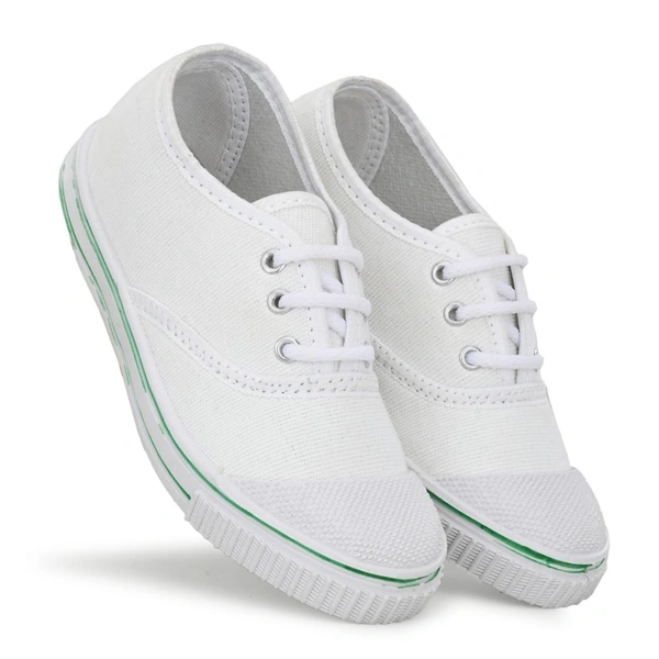 Pair-it Boys PVC SchoolShoe-White