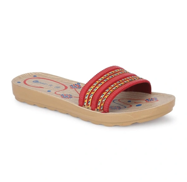 Pair-it Ladies Slippers-MS-009-Red