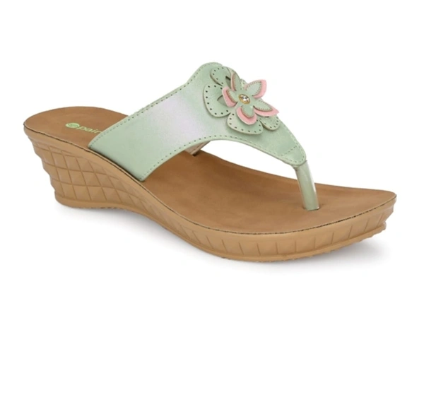 Pair-it Women PU Slippers-MS-Pattern003-Blue