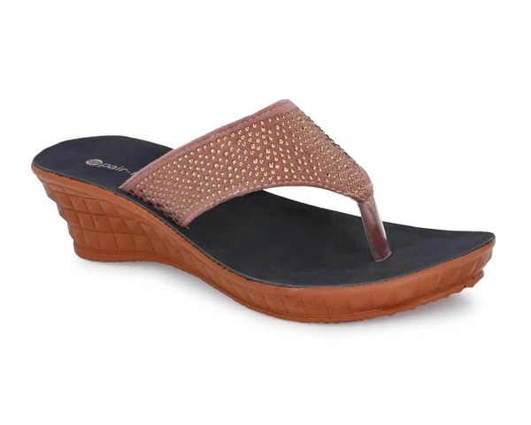 Pair-it Women PU Slippers-MS-Pattern005-Pink
