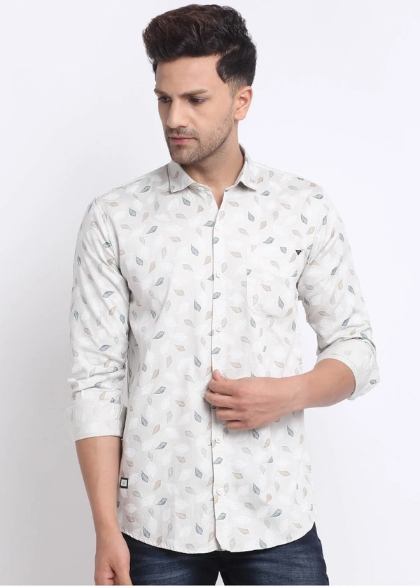 MN CASUAL SHIRT-ATZ-13,CREAM