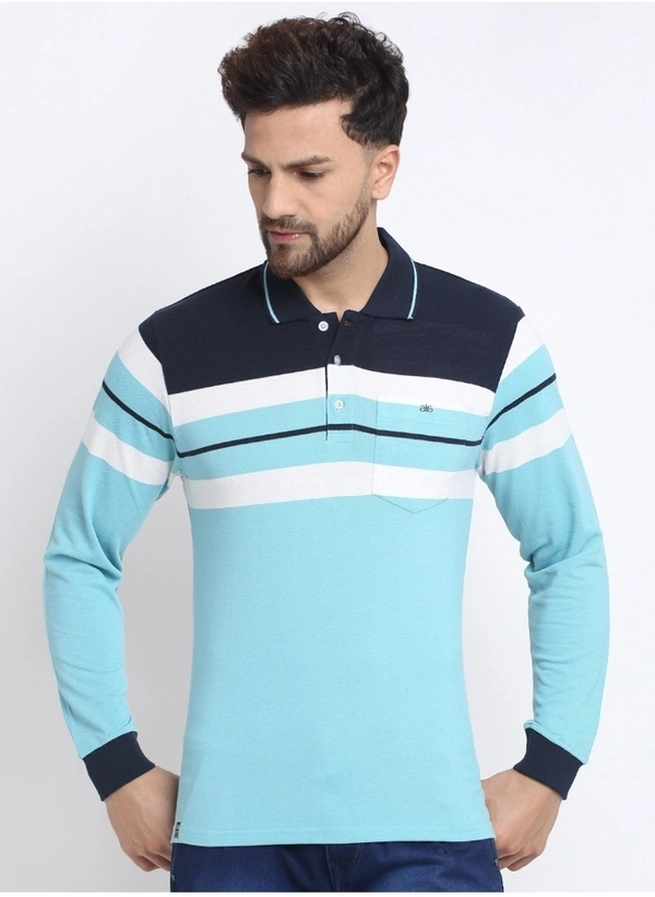 "MN FSL ST POLO-ST-PLO01, BLUE