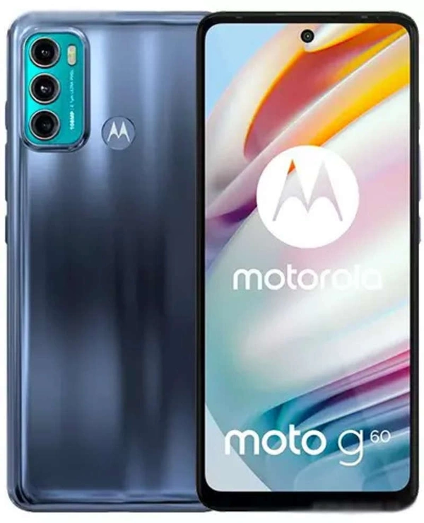 MOTOROLA G60 (Soft Silver, 128 GB) (6 GB RAM)