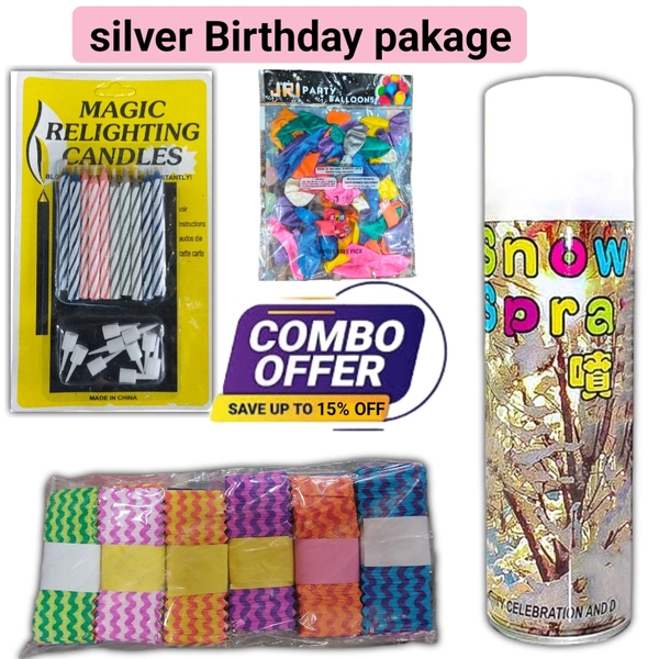 Silver Birthday Package 