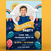 Birthday Invitation Card