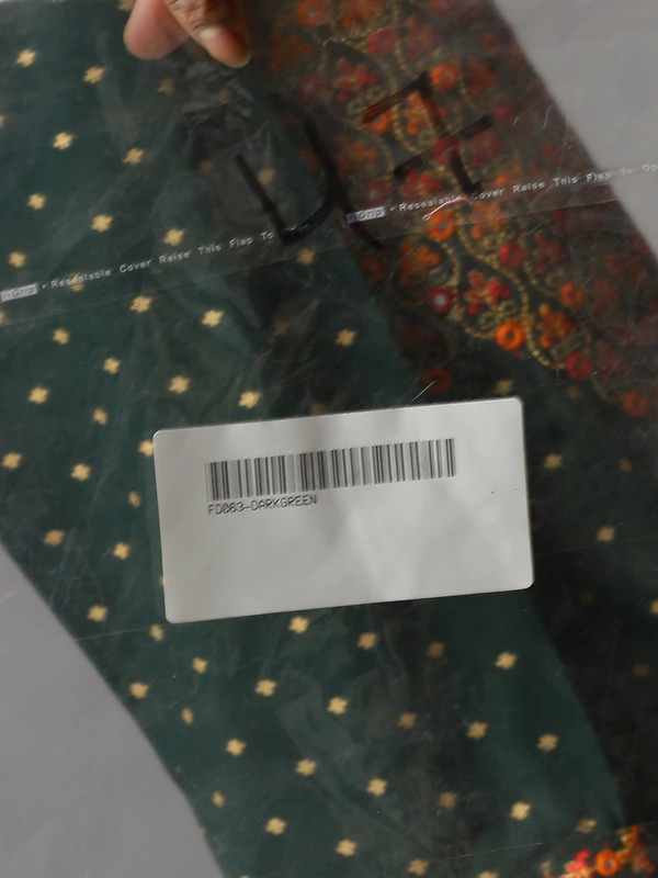 FASHION DEPTH Women Embroidered Rayon Straight Kurta - Dark Green, S - 36