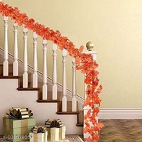 Orange Mapple Leaves  - Pack Of 2