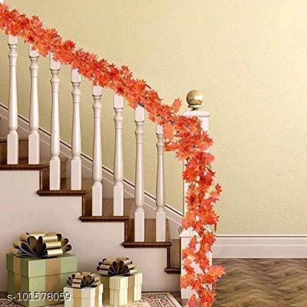Orange Mapple Leaves  - Pack Of 2