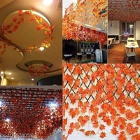 Orange Mapple Leaves  - Pack Of 2