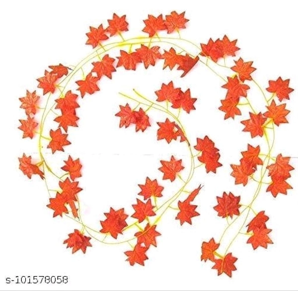Orange Mapple Leaves  - Pack of 8