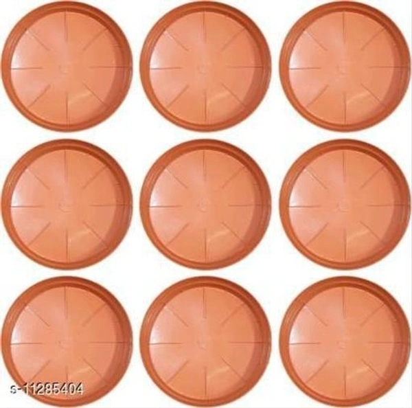 Planter Bottom Plate 6"  - Totem Pole, Pack Of 4