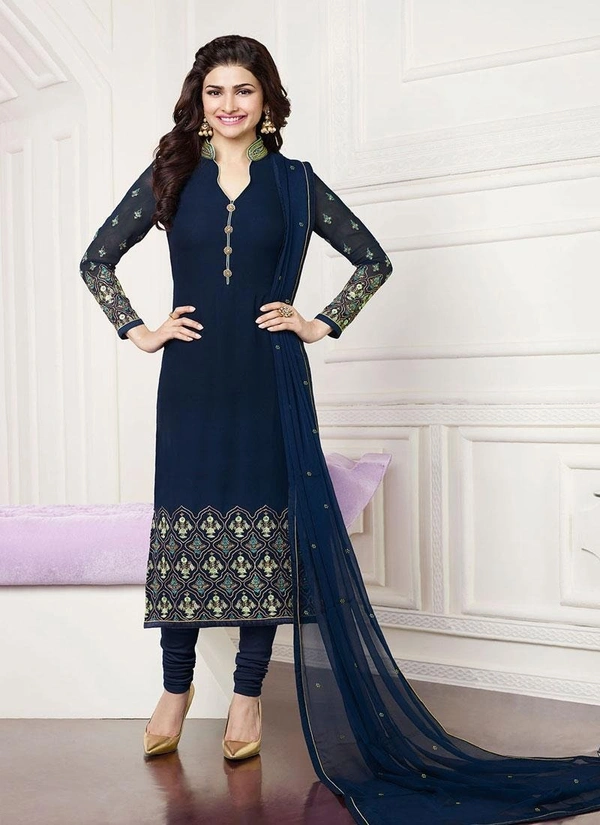 Riddhi Fashion Salwar kurta  - Black