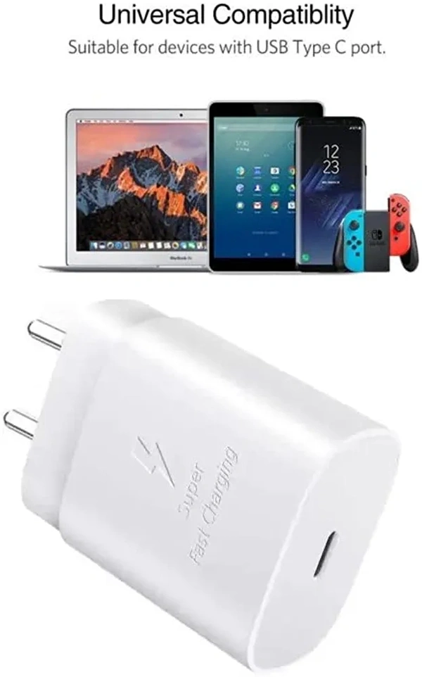 Samsung 25w Pd Adapter  - White / black