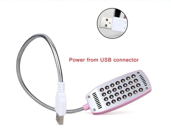 Mini Bright Flexible 28 LED USB Light Computer Lamp Laptop PC electronic desk TT