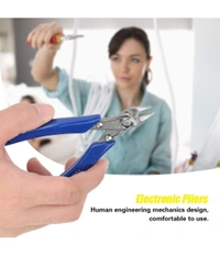 Koocu 126 Electronics Pliers Set, Wire Cutting Pliers, Wire Cutter Multitool Cutting Pliers Set Durable Wire Stripper Cutter Electrical Repair Electrician for Cords Wire