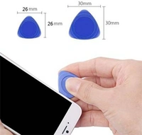SYT- 881 12pcs Universal Triangle Plastic Pry Opening Tool for iPhone/Mobile Phone/Laptop/Tablet/LCD Screen/Case Disassembly Blue Guitar Picks