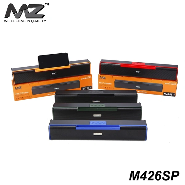 MZ M426SP (PORTABLE HOME TV SOUNDBAR) Dynamic Thunder Sound 2400mAh Battery 10 W Bluetooth Soundbar  (Multicolor, Stereo Channel)