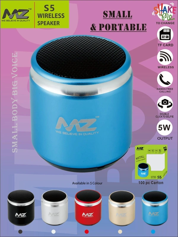 MZ S5  BLUETOOTH MINI SPEAKER