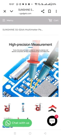 SUNSHINE SS 024 Precision Multimeter Pen 