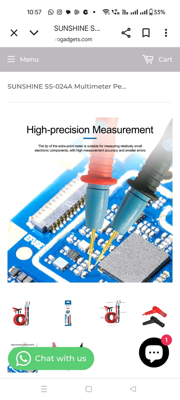 SUNSHINE SS 024 Precision Multimeter Pen 