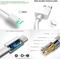 Oppo 90w Type C Cable  - 1mt, White