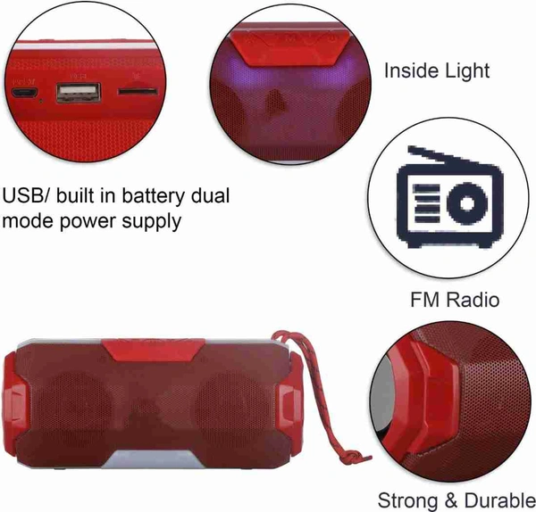 Mz A006 Wirless Speaker 2200mAh Battery 10 W Bluetooth Speaker 