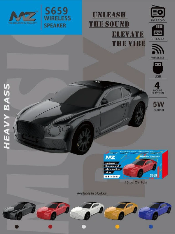 Mz S659 Car Bluetooth Speaker  
