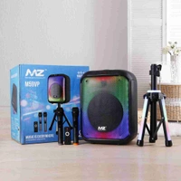 Mz M59vp Bluetooth Speaker With 2 Wireless Mic Eq Setting Super Bass 1600 W Bluetooth Party Speaker 