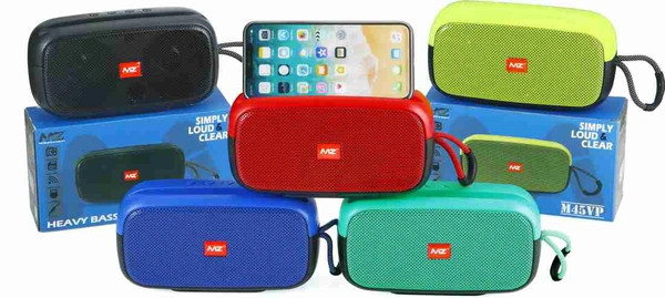 MZ M45VP (PORTABLE BLUETOOTH SPEAKER) Dynamic Thunder Sound 5 W Bluetooth Speaker  (Red, Stereo Channel)