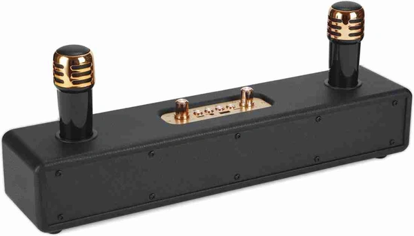 Mz M22vp Karaoke series  (Portable Bluetooth Speaker) Dynamic Sound With 2 Wireless Mics Karaoke 16 W Bluetooth Soundbar 