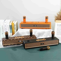 Mz M22vp Karaoke series  (Portable Bluetooth Speaker) Dynamic Sound With 2 Wireless Mics Karaoke 16 W Bluetooth Soundbar 